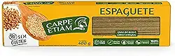 Macarrão de Grão de Bico e Arroz Integral Tipo Espaguete de 400g-Carpe Etiam
