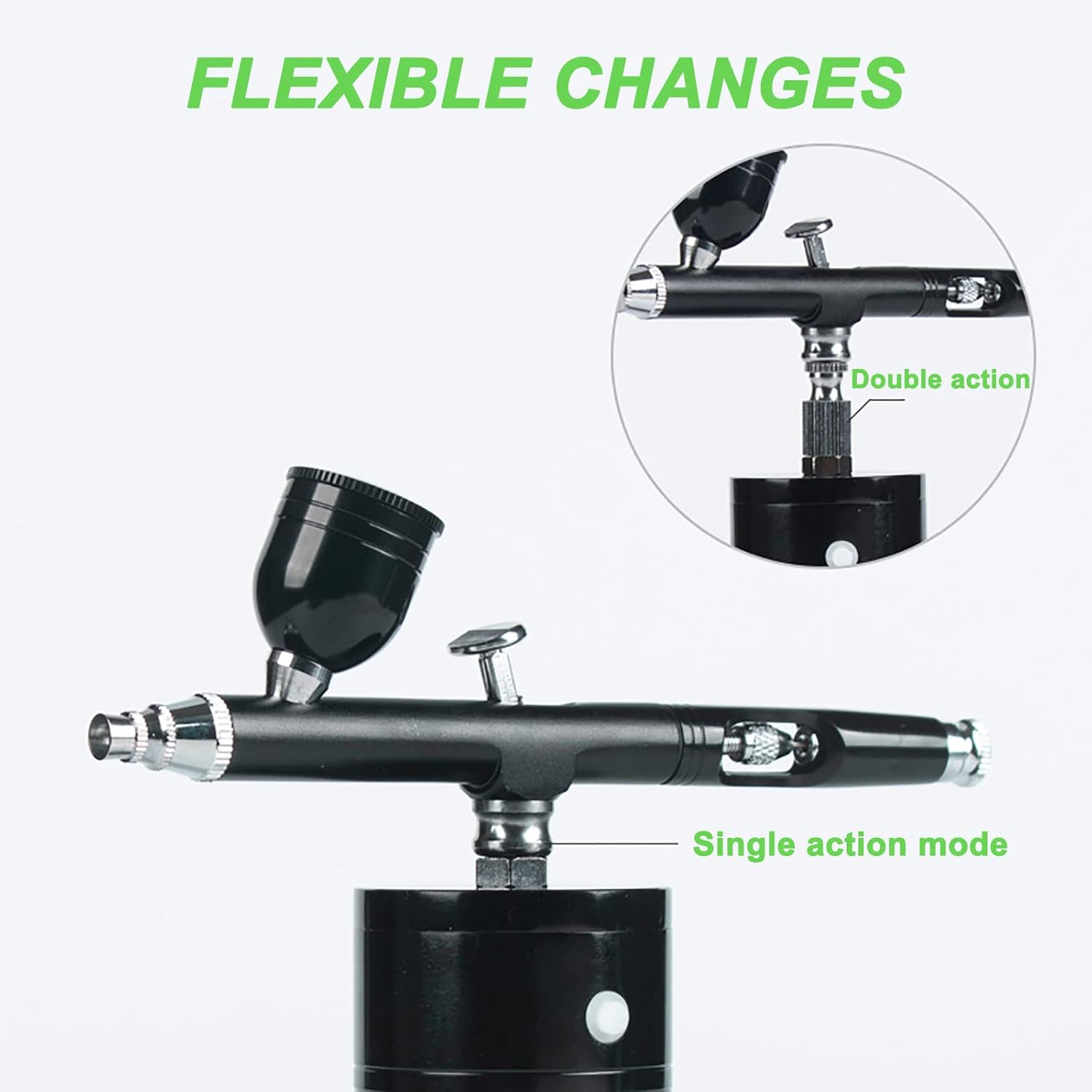 Airbrush Kit, Rechargeable Handheld Mini Air Compressor Airbrush, Portable Cordless Airbrush Gun for Makeup, Tattoo, Nail Art, Face Paint, Model Painting,Cake Decor Airbrush