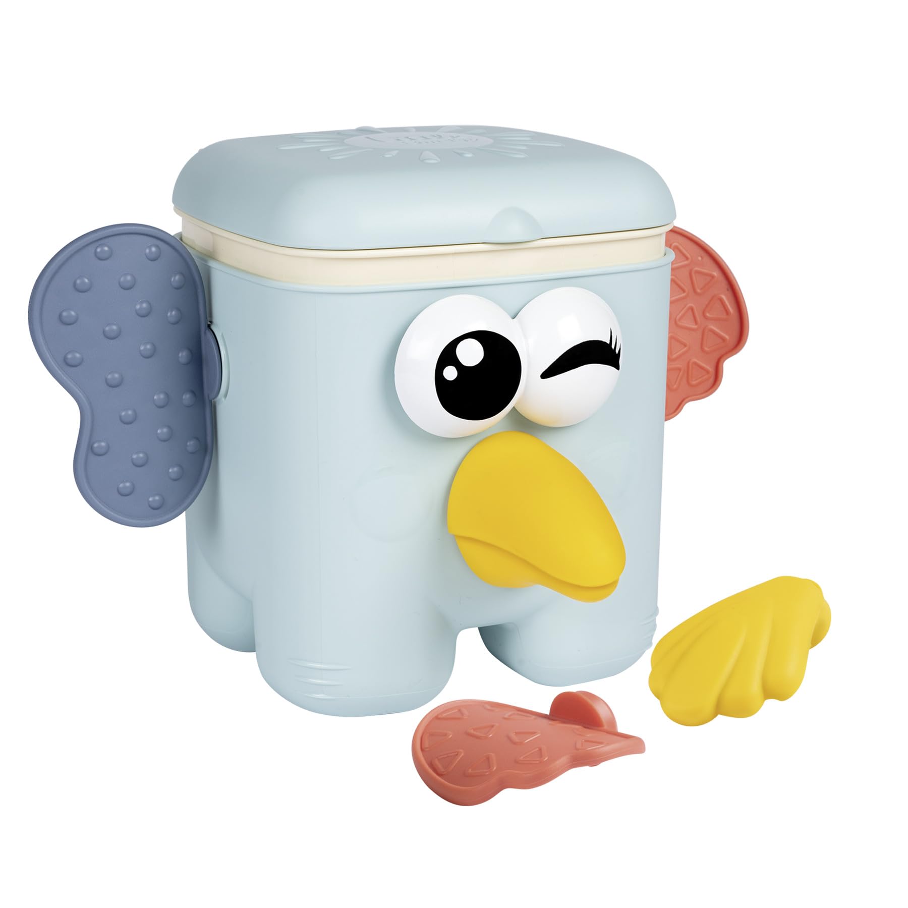 Smoby Little Badaboum Cube - Early Learning Toy - Assembly, Motor Skills - Animals - 15 Accessories - From 18 Months - Made in France