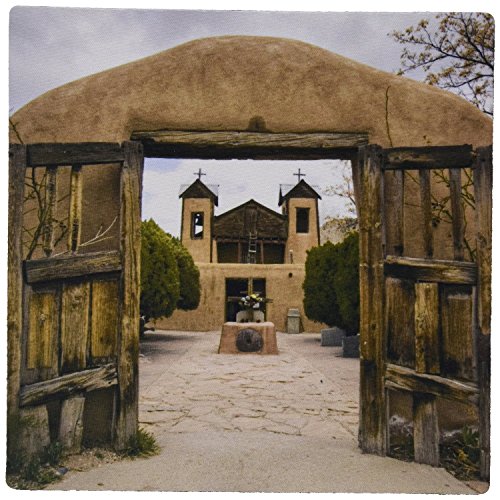 3dRose LLC 8 x 8 x 0.25 Inches Mouse Pad, New Mexico El Santuario De Chimayo Church Luc Novovitch (mp_92875_1) [sAi]
