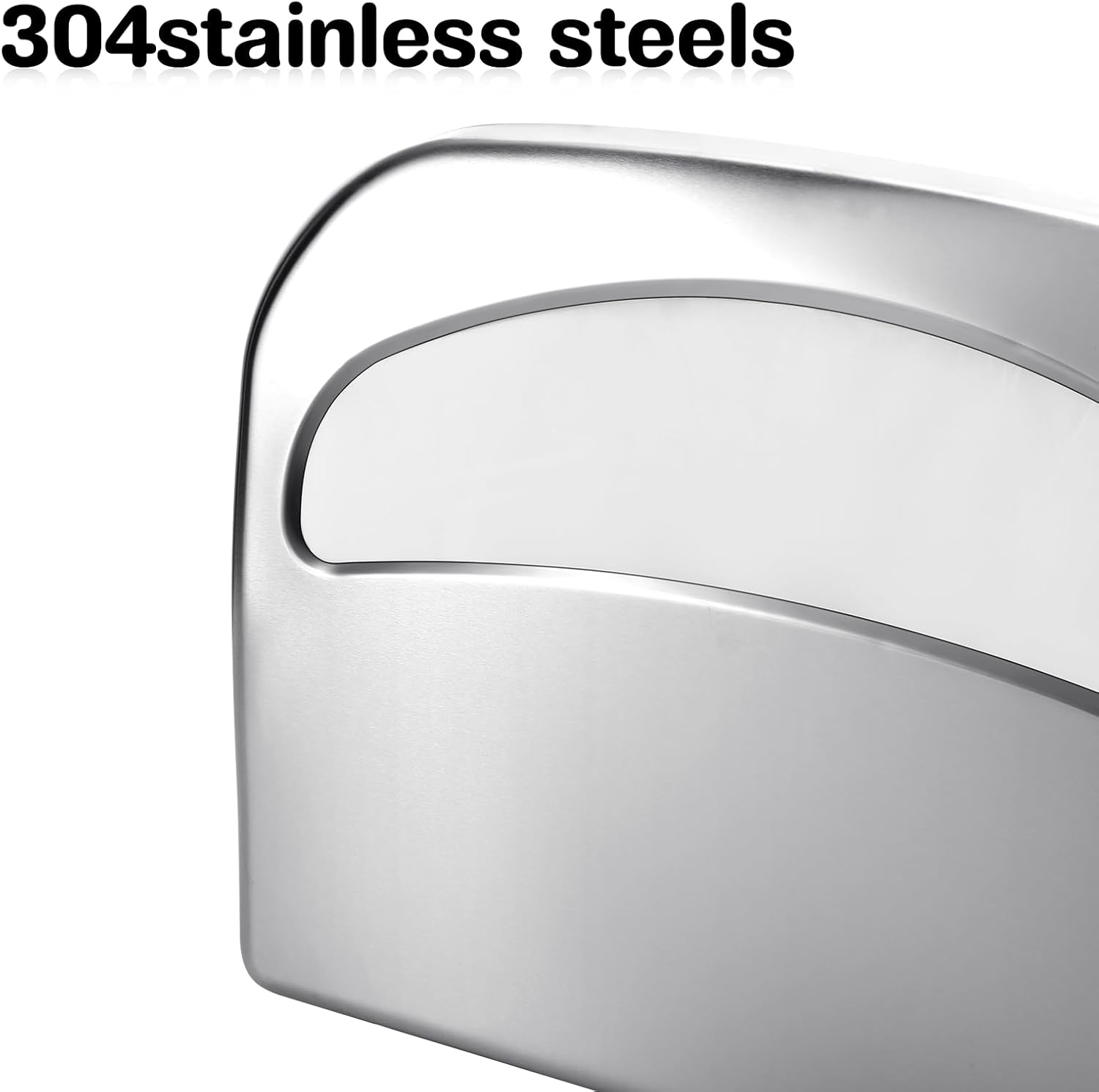 Domensi 8 Pcs Stainless Steel Toilet Seat Cover Dispenser Commercial Toilet Seat Wall Mount Half Fold Cover Holder with Screws for Office Restaurant Home Bathroom School, 16.4 Inch (Silver)