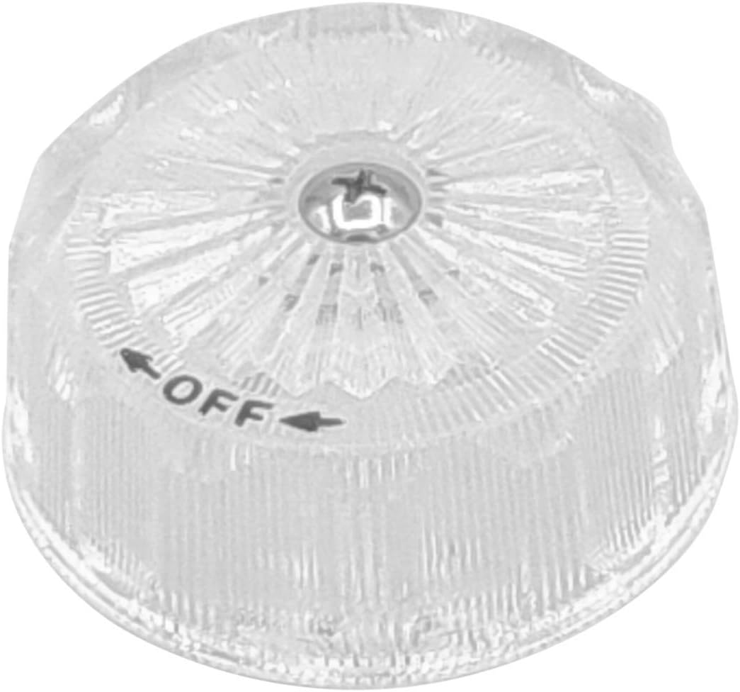 Avalon Shower Volume Control Handle, Mixet Tub and Shower Knob Replacement, Clear Acrylic