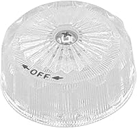 Vista 2 de Avalon Mango de control de volumen de ducha, repuesto para bañera y pomo de ducha, acrílico transparente