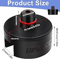 Vista 2 de Adaptadores de Soporte para Gato de Coche para Tesla Model 3 model3 Model Y modely Model S y Model X, Adaptadores de Soporte de Gato para Eje