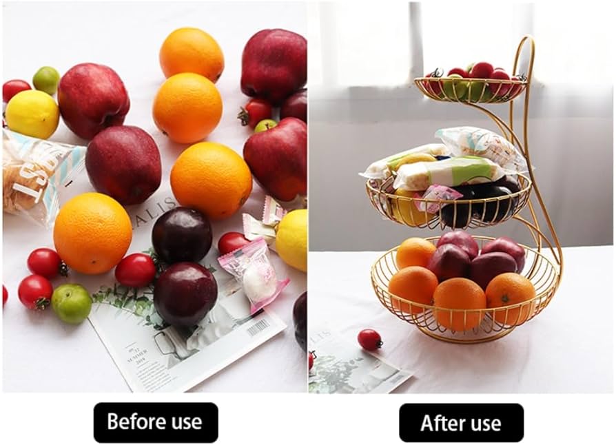 Amazon | Duojidianzi フルーツバスケット カゴ フルーツ ボウル 果物