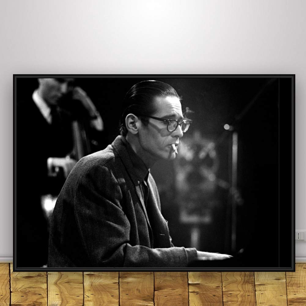 Amazon｜ビルエヴァンス最高のピアニストポスター壁アート画像  