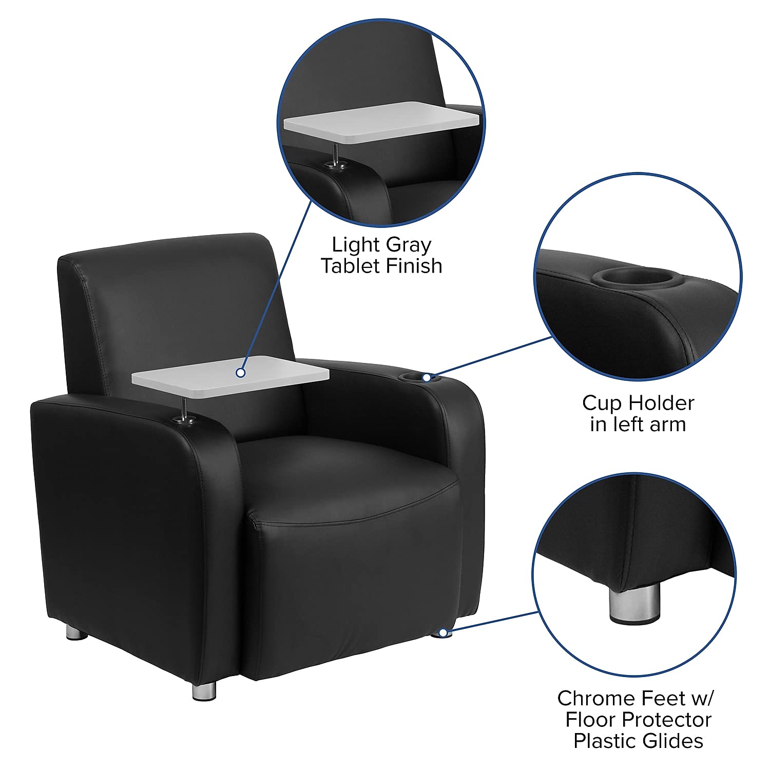 tablet arm chair amazon