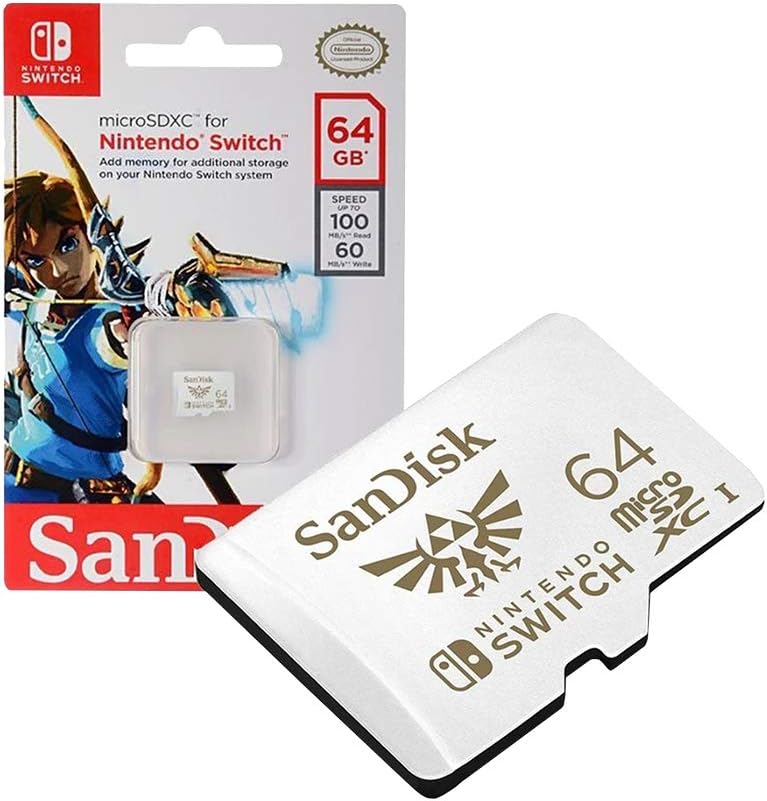 SanDisk 64GB microSDXC UHS-I card for Nintendo Switch - SDSQXAT-064G-GN6ZA