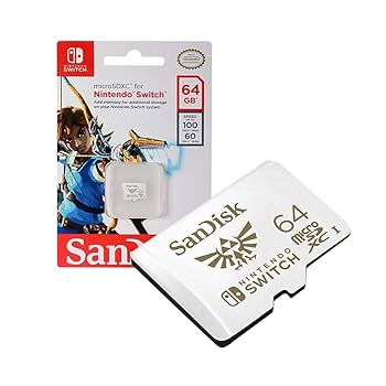 SanDisk 64GB microSDXC UHS-I Card for Nintendo Switch