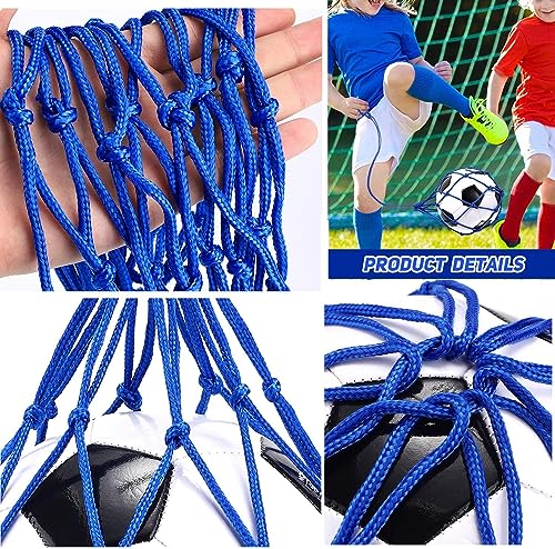 TOBWOLF 2PCS Football Kick Trainer, Soccer Return Trainer Net Fits Ball Size 3, 4, 5, Hands-Free Football Kick Throw Solo Practice Training Aid, Adjustable Waist Belt Soccer Ball Trainer Net - Image 3