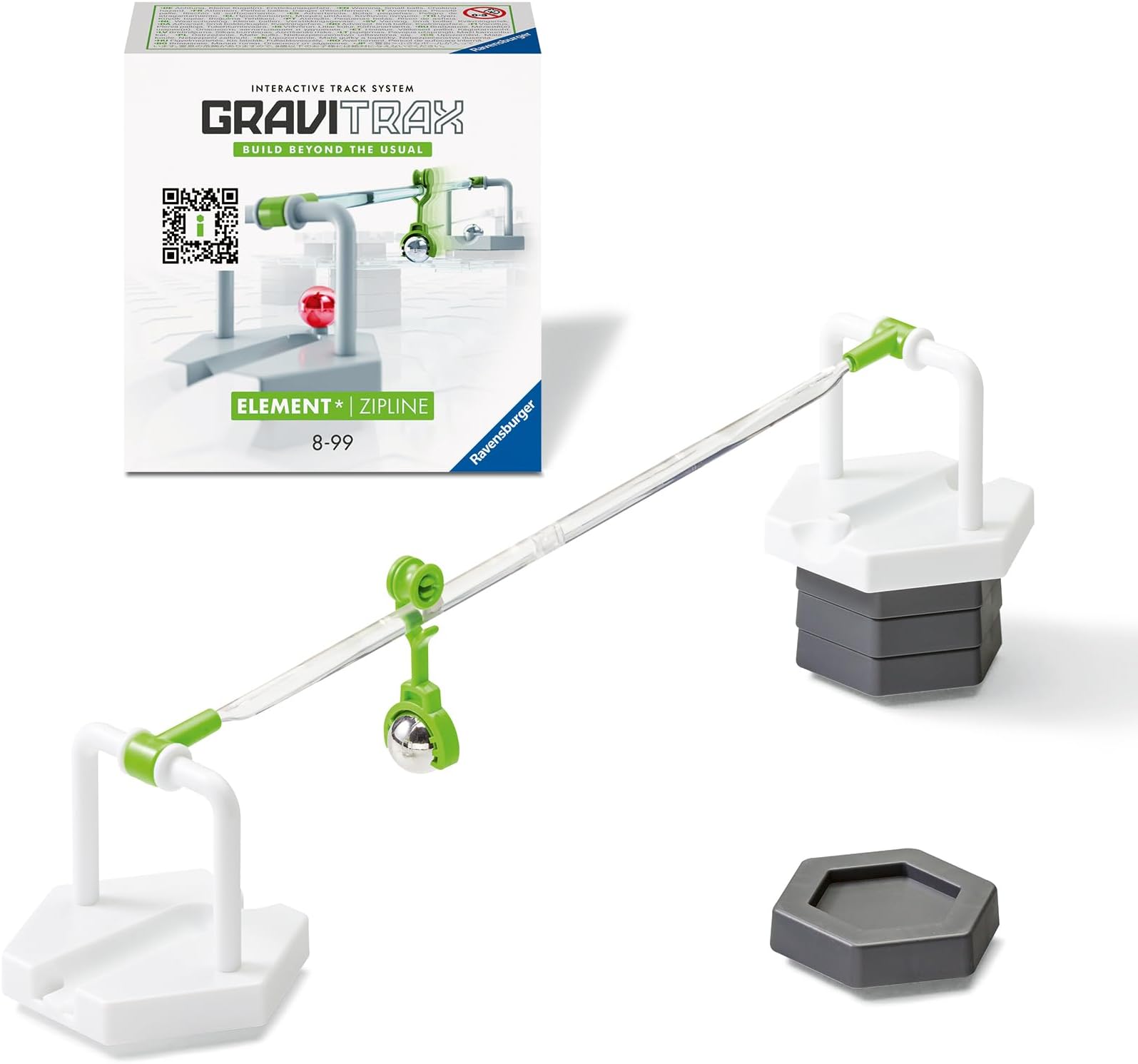 GraviTrax Extension Zipline - Marble Run STEM, Building and Construction Toys for Kids Age 8 Years +