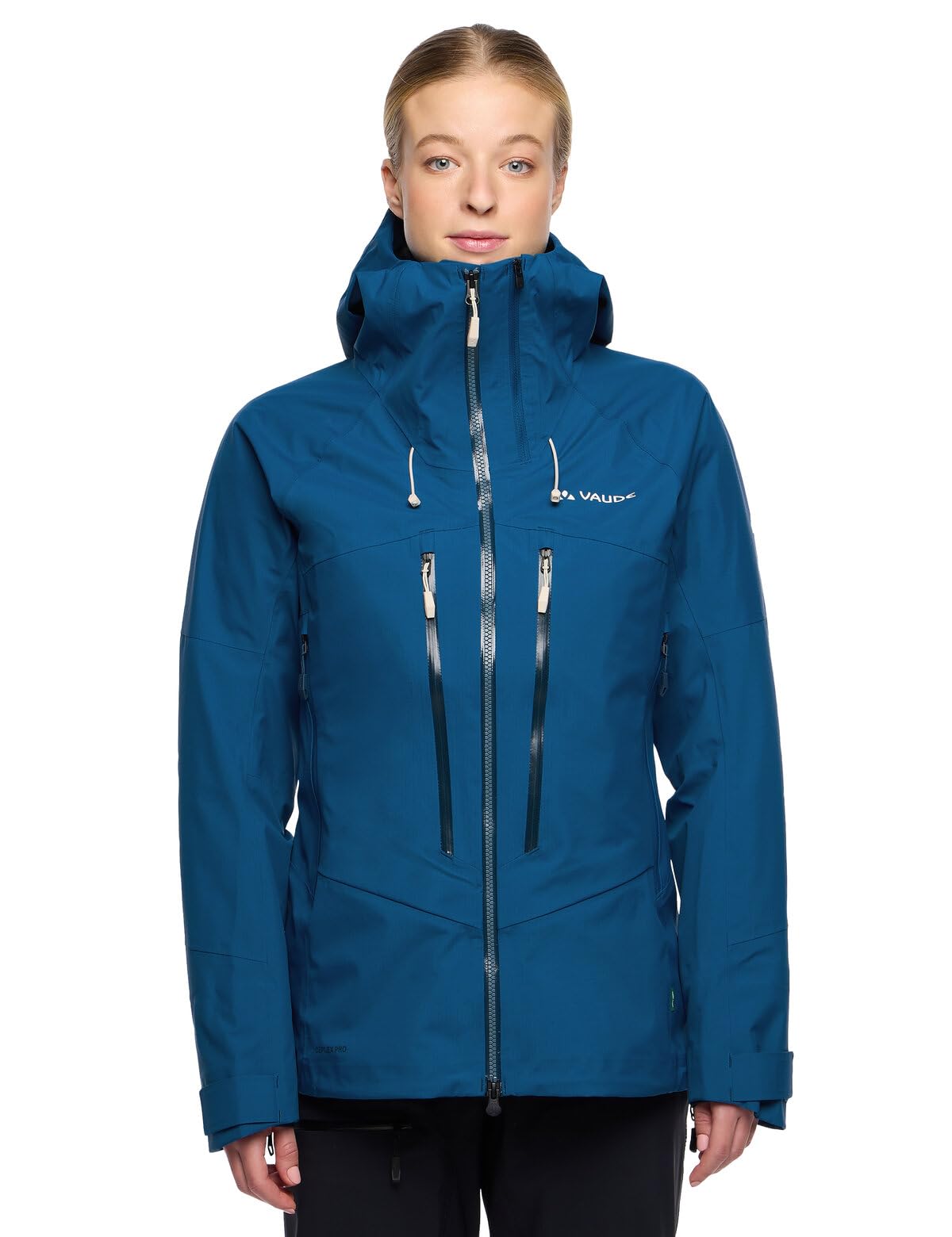 VAUDE Damenjacke Women's Monviso 3 Lagen Jacket, atmungsaktiv & wasserdicht, ideal als Windbreaker