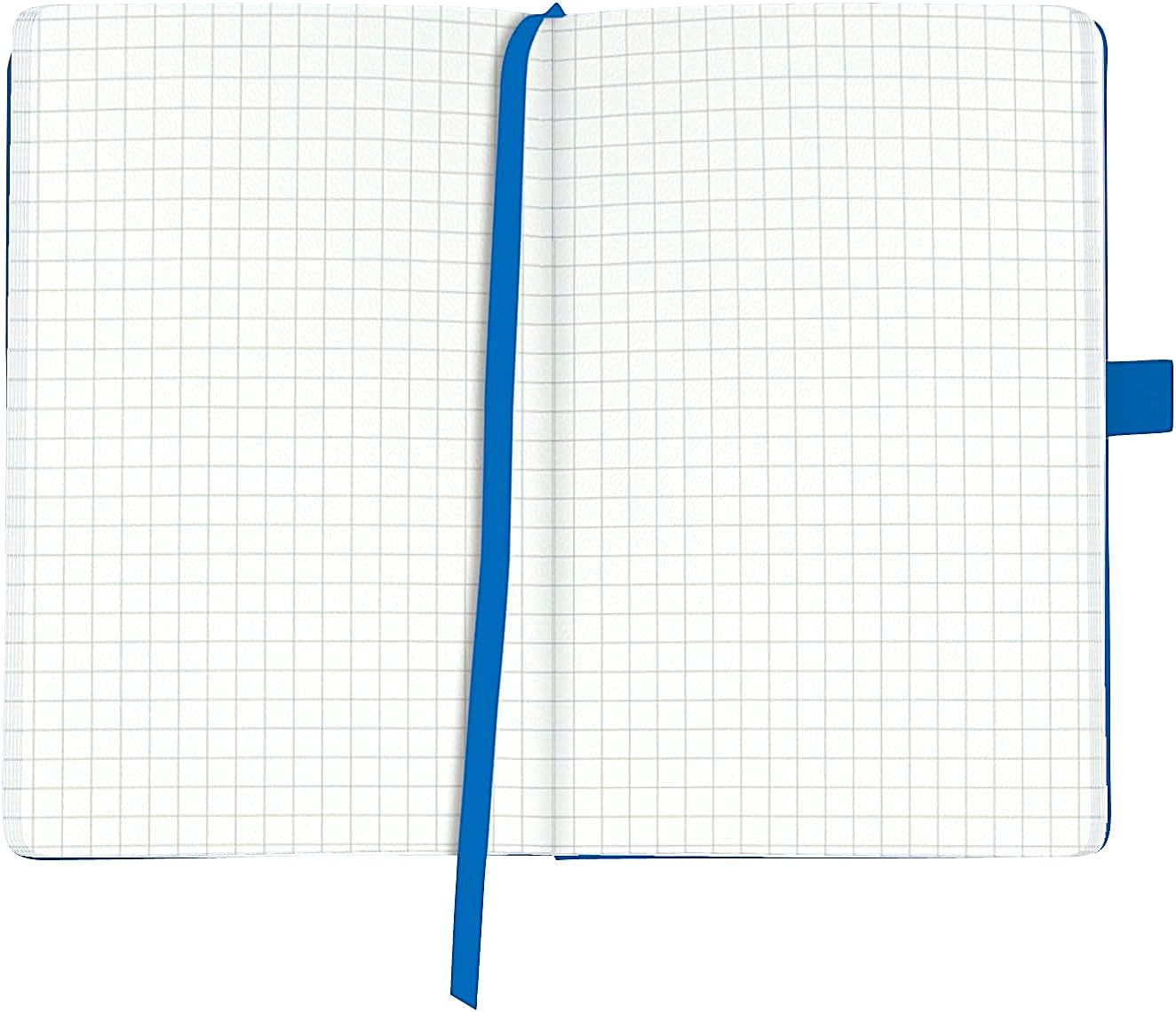 Herlitz A6 Squared My Book Classic Hardcover Notebook with Book Ribbon and Pen Loop - Blue