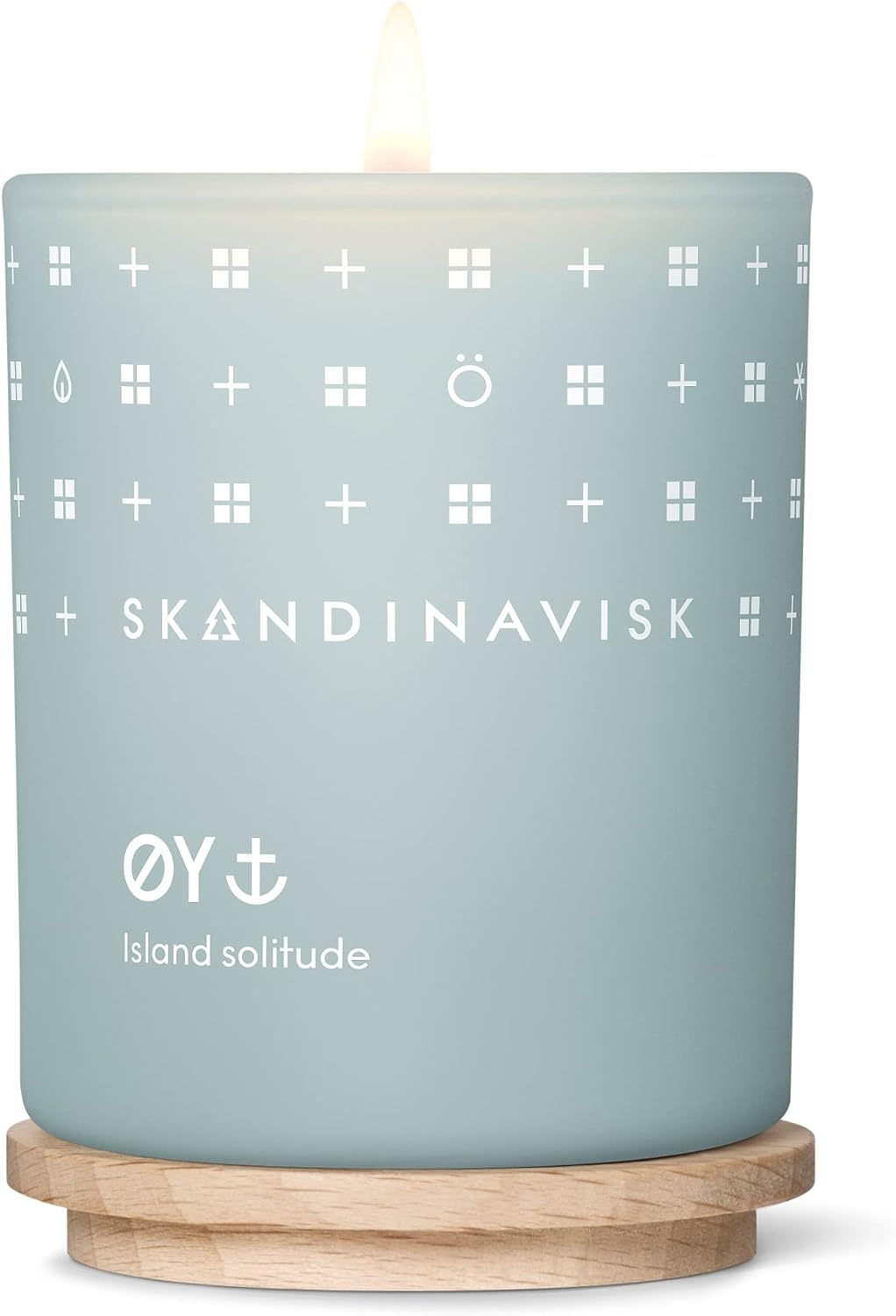 Skandinavisk diameter Y 'Island' Mini Scented Candle. Fragrance Notes: Crabapple and Dog Rose, Water Mosses and Green Leaves. 65 g - Image 4