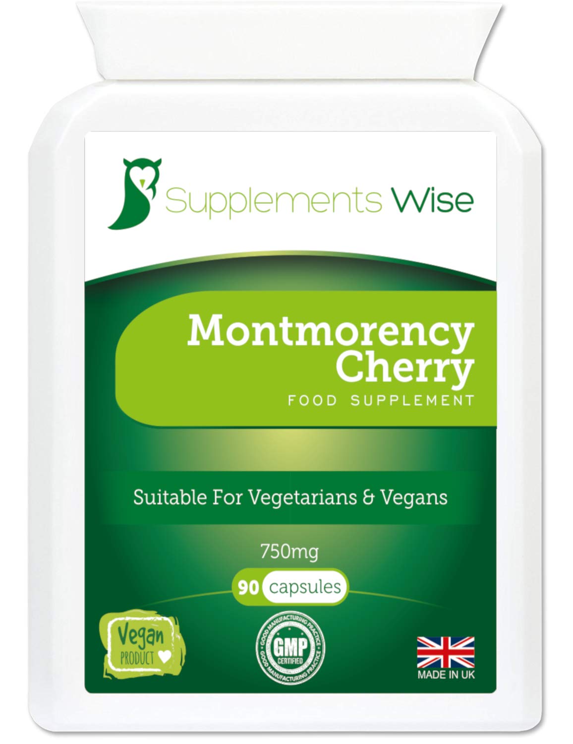 Buy Montmorency Cherry s High Strength 90 x 750mg Freeze Dried