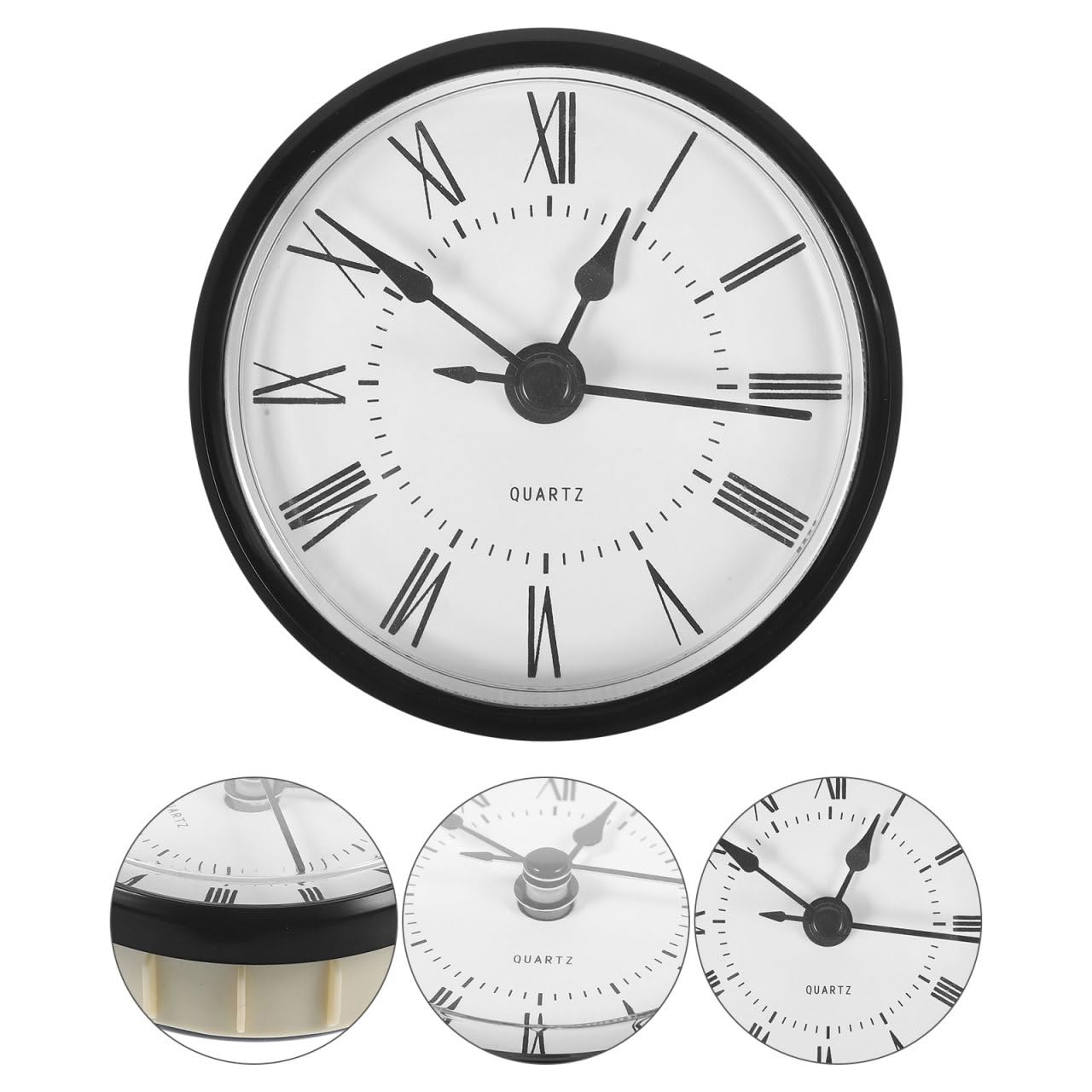 Black Clock Face Insert Rolex Submariner Date Desk Clock Ref,