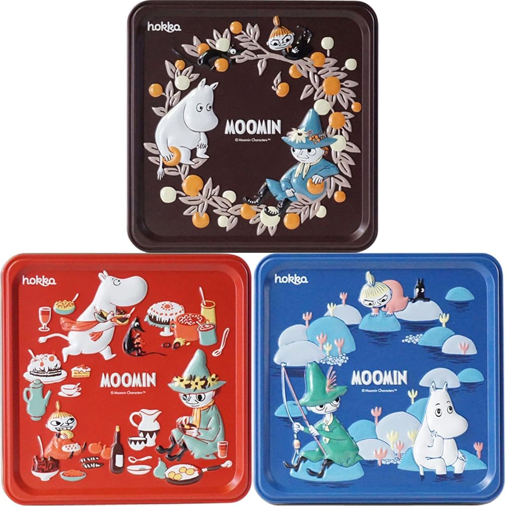 Amazon.co.jp: 【セット買い】北陸製菓 ムーミン缶ココア 90g×1個 +