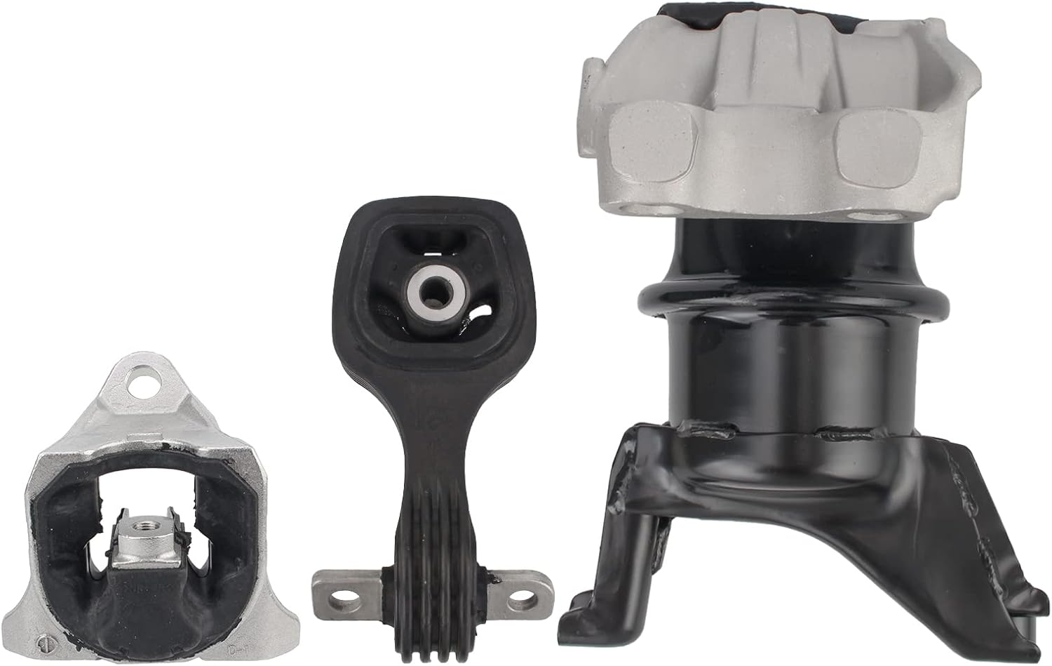 Carbhub 3pc Auto Engine Motor Transmission Mount Kit for Honda Civic 1.8L 2014-2015 Replace for A65048 A65031 A65038