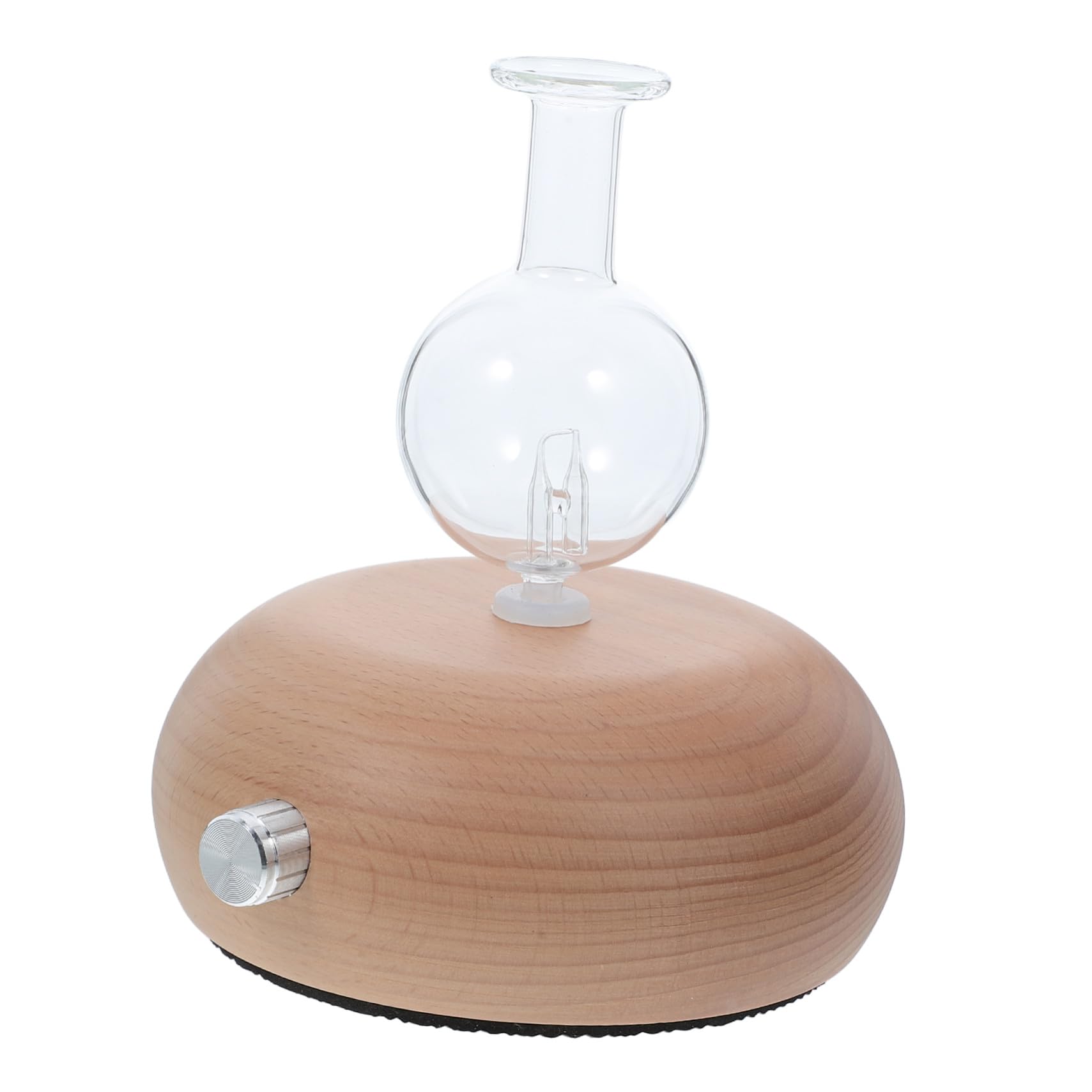 Difusor para Aceites Esenciales con Luz LED de 7 Colores y Diseño Romántico, Material Vidrio y Plástico, Adecuado para Sala de Estar y Biblioteca Varios Estilos