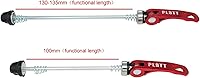 Vista 2 de PLATT Pinchos de cubo de rueda de bicicleta, brochetas de liberación rápida MTB eje delantero y trasero apto para bicicleta de carretera, bicicleta