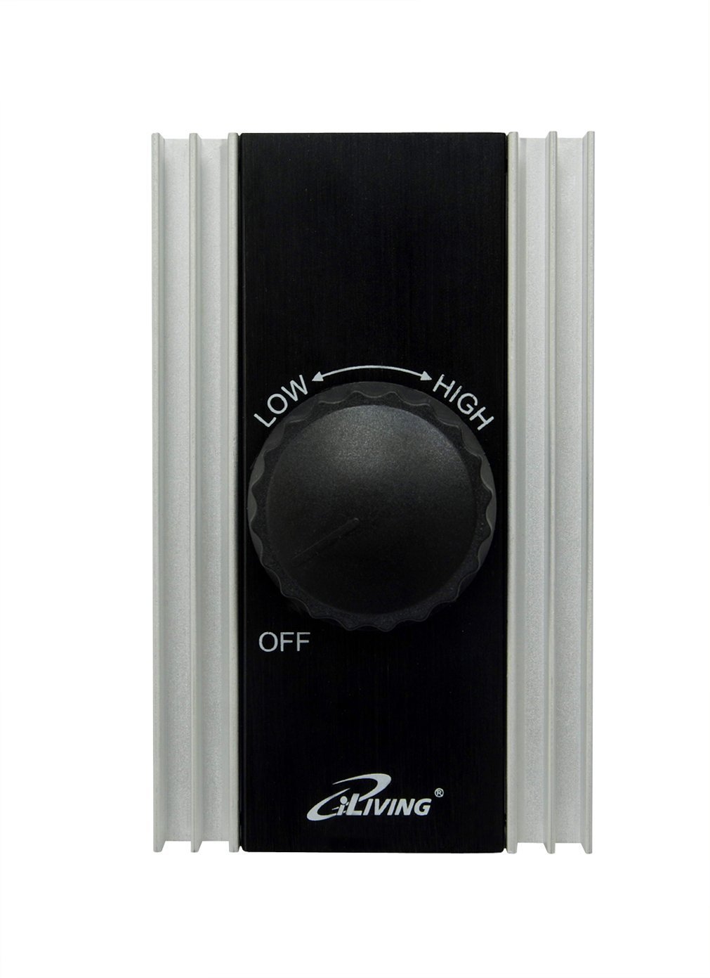 iLIVING ILG8SFSC Solid State Variable Adjustable Precision Fan 120V 8A Black Speed Controller