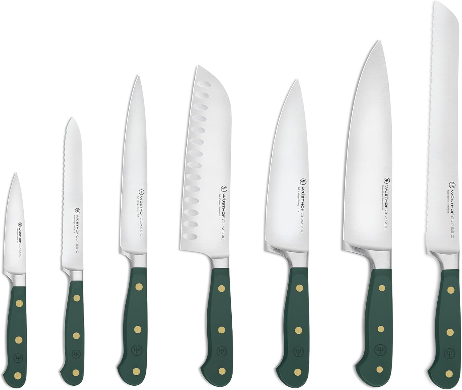 WÜSTHOF Classic Fresh Rosemary 8-Piece Knife Block Set