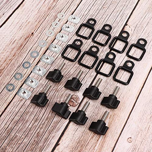 D-ringen vastbinden, eenvoudig te installeren schroefbevestigingsset Vastbindankers Stevig voor - Image 5