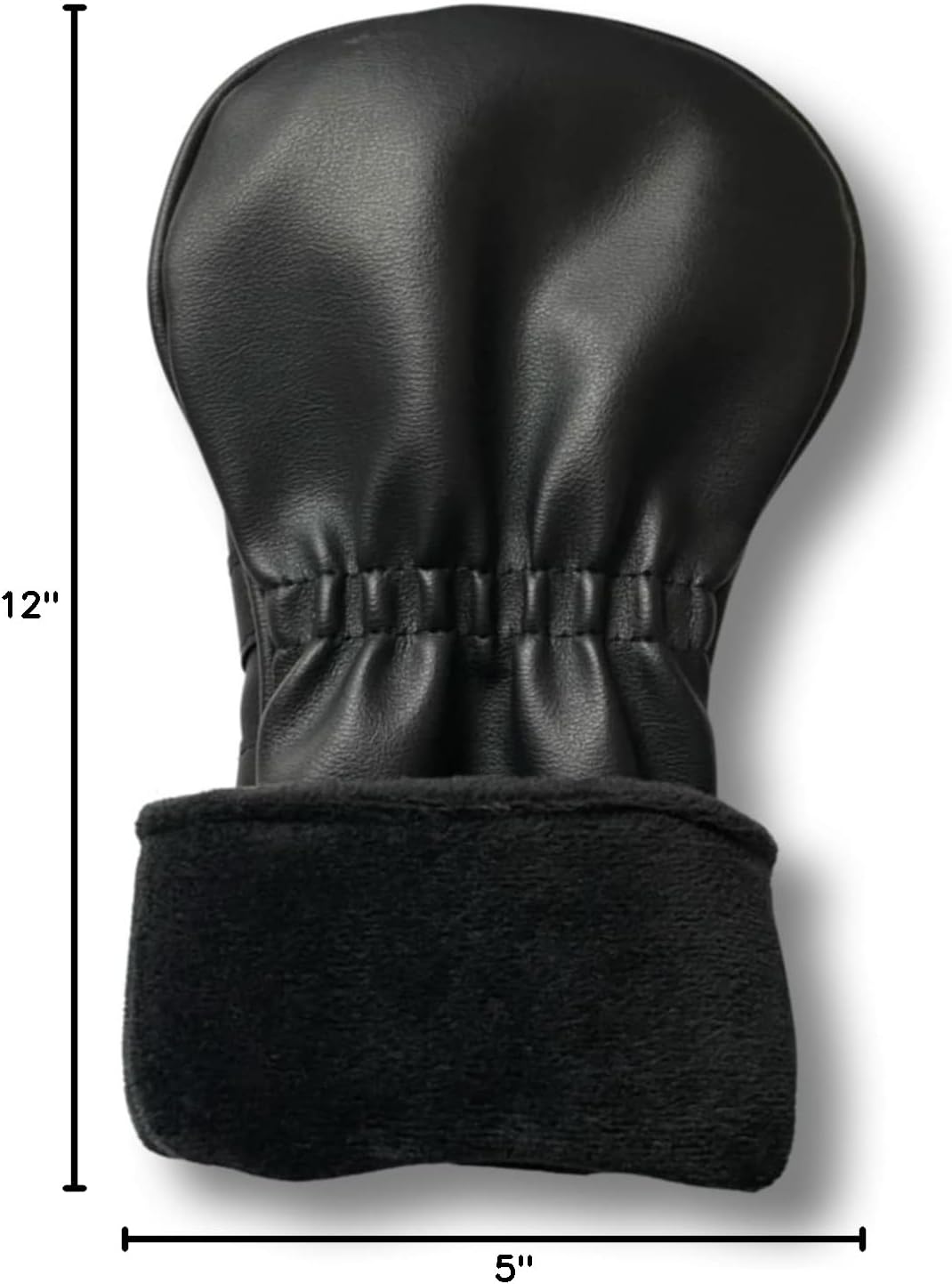 Leather Golf Headcovers Set of 3 – Driver (1), Fairway Wood (W) & Hybrid (H) – Premium Retro PU Leather Golf Club Head Covers – Fits 460cc – Detroit Golf Co.