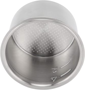Stainless Steel Coffee Filter Basket, 51mm Non Pressurized Single Wall Porous Filter with Ultra Fine, Fit for EUPA Donlim Machine