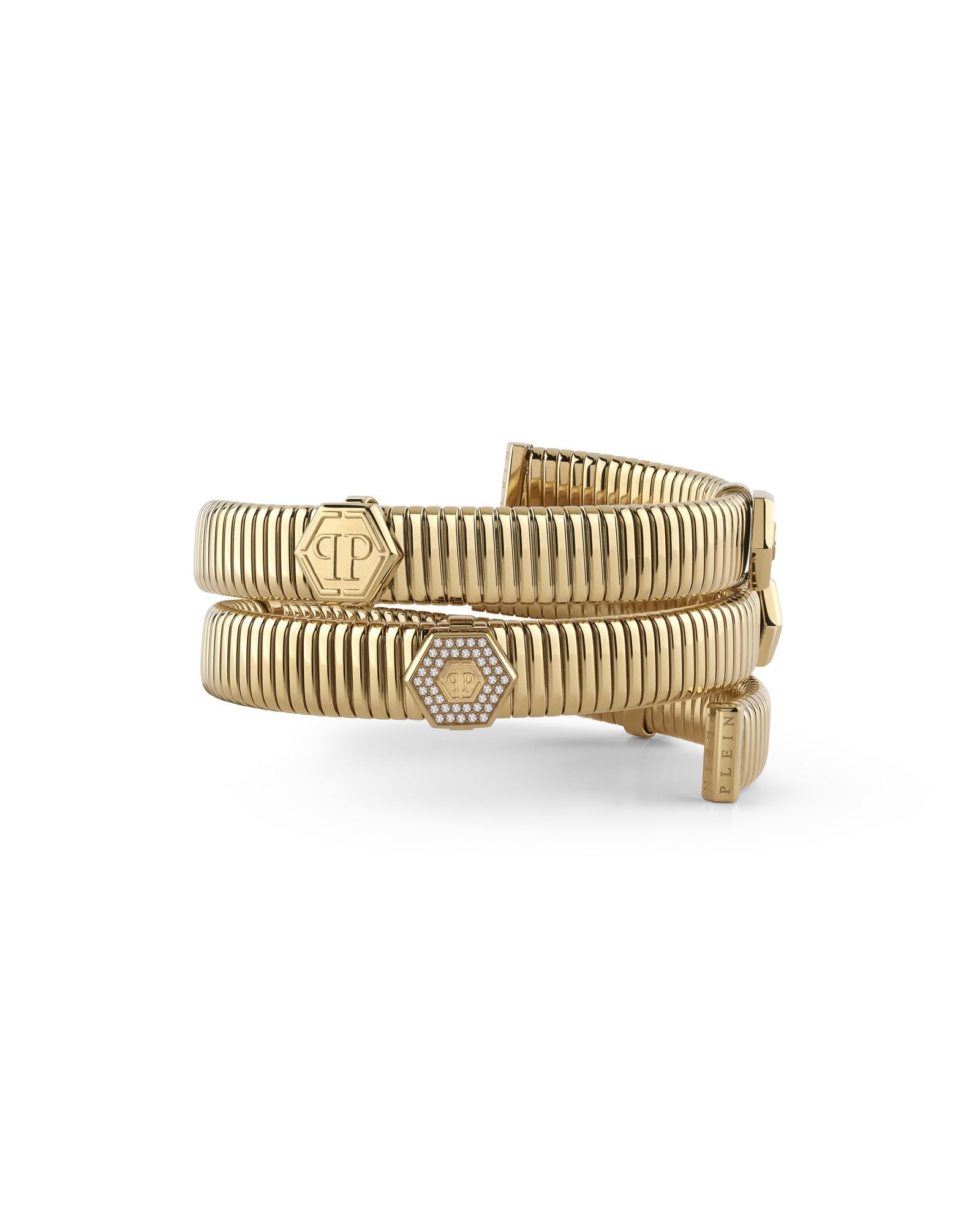 Bracelet Philipp Plein Nake Hexagon or idéal pour vos soirées - 6