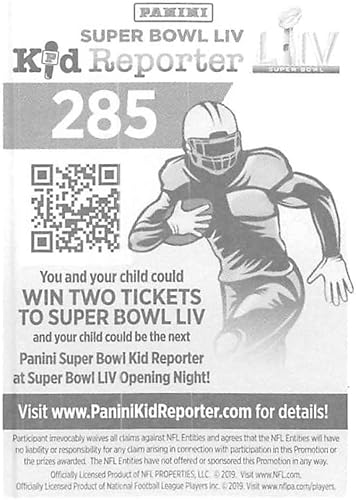 Miniatura 2 de 2019 NFL Football Panini Album Sticker #285 Karl Joseph Oakland Raiders (2 inches Wide X 2 1/4 Inch Tall Individual Album Sticker)