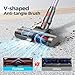 Cordless Vacuum Cleaner,MAX 50Mins Runtime Vacuum Cleaners for Home,Lightweight Vacuum 30KPA Rechargeable Stick Vacuum with LED Tangle-Free Upright, Suitable for Pet Hair/Carpet/Hardwood Floor