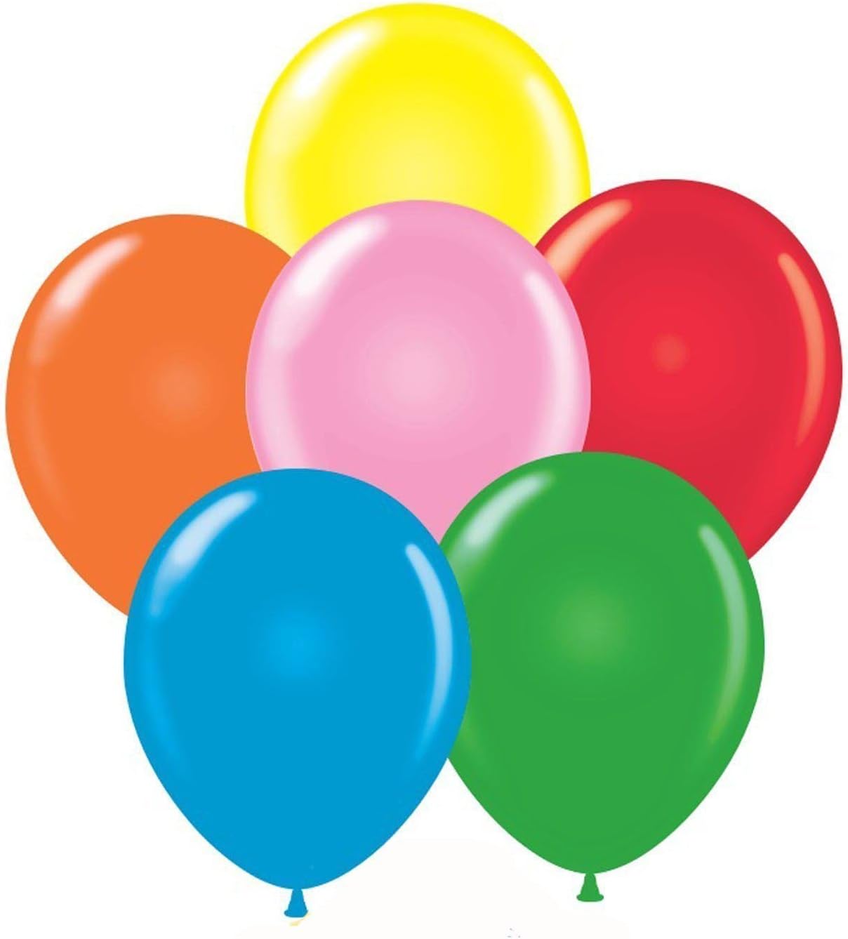 Tuftex 24 Inch Standard Assortment Latex Balloons (Premium Helium Quality) Pkg of 10