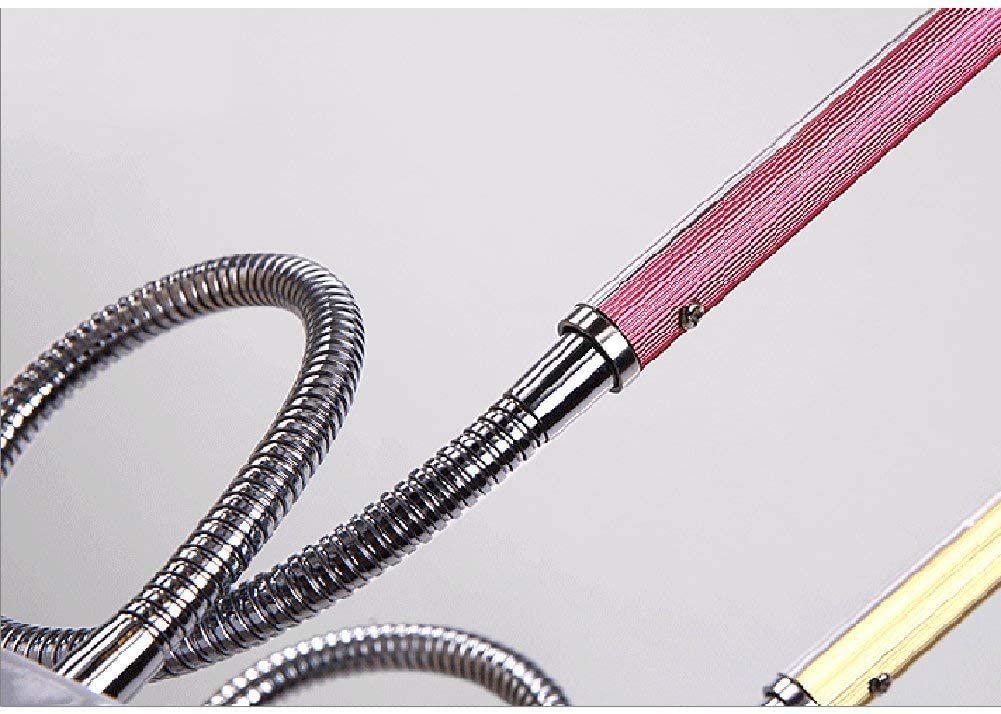 Lampe de Bureau Clip De Tuyau En Métal Lampe De Bureau Lampe De Lecture Créative Dortoir USB Charge Lampe De Table Dimmable Led Protection Des Yeux Lumière Lampe de Lecture Lampe Bureau ( Blue : Black
