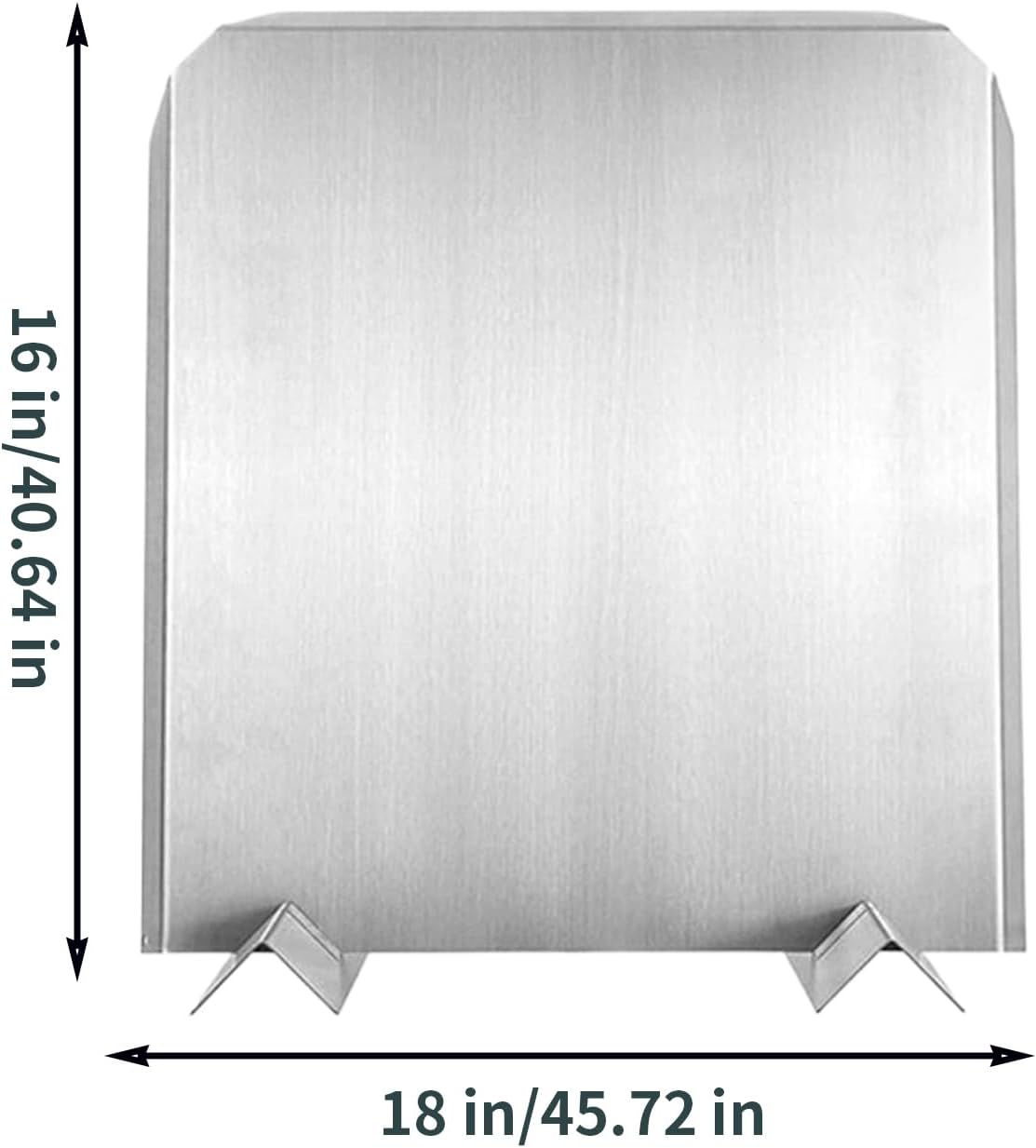 Fireplace Reflector Plate, Winter Warming Panel, Stainless Steel Fireback, for Cafe, Apartment, Living Room, Guest Room, Study, Vacation Home, Villa