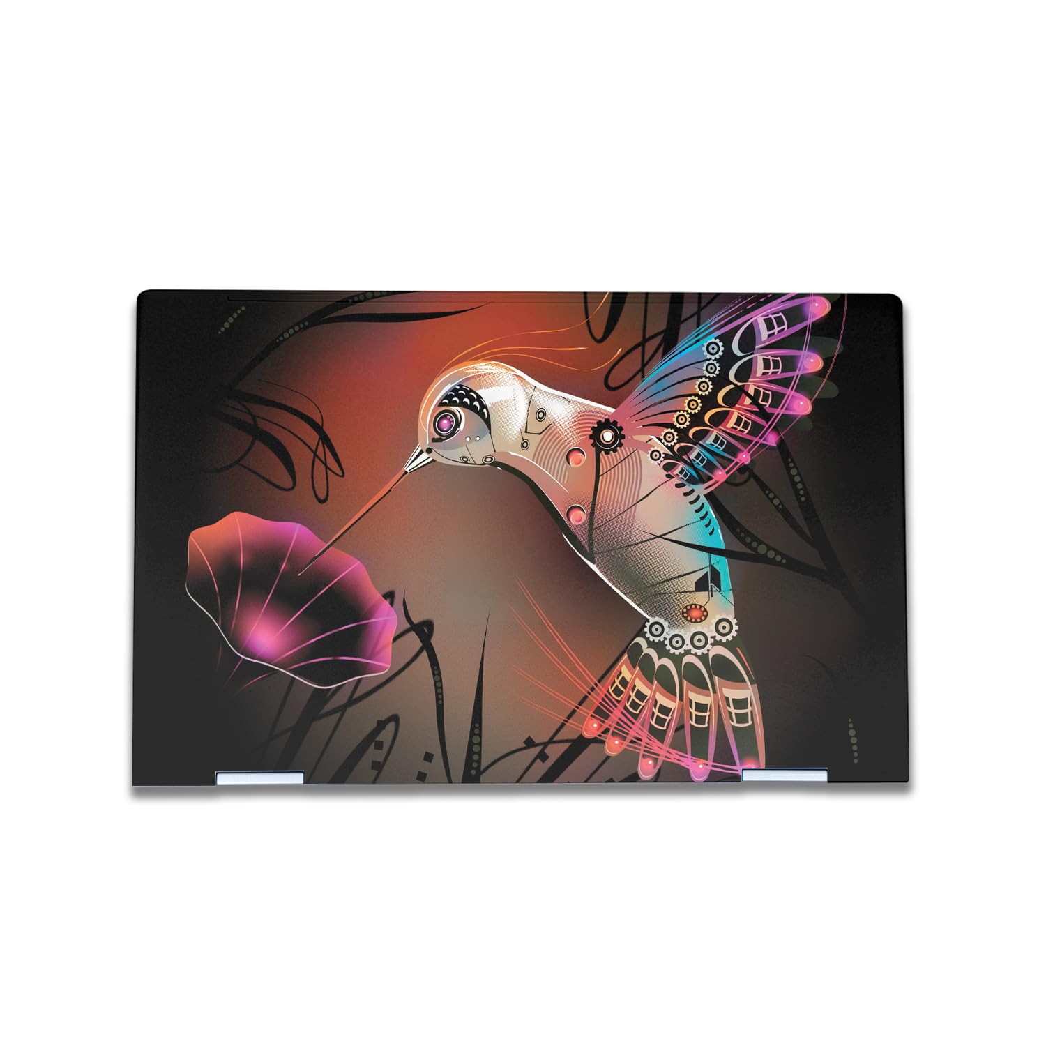 Laptop Skin Compatible with HP Envy x360 15” (2023) - Cyborg Nature - Premium 3M Vinyl Protective Wrap Decal Cover - Easy to Apply | Crafted in The USA by MightySkins