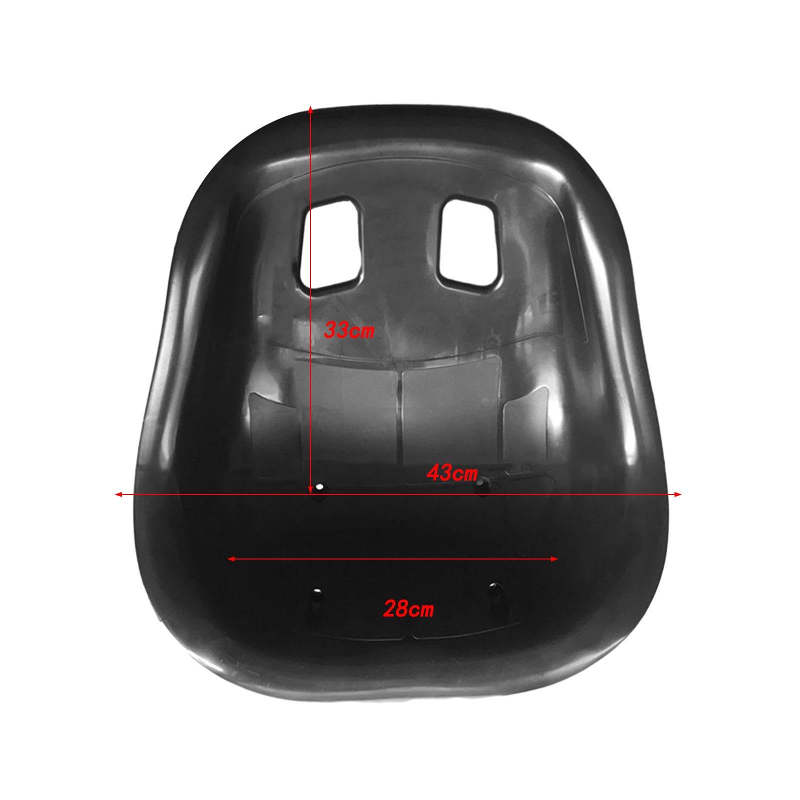 Milageto Go-Kart-Sitzsattel, Trikes-Sitzsattel, DIY-Kart-Auto-Sattel, niedrige Rückenlehne, zum Ausbalancieren des Fahrzeugs, ersetzt -Cart-Sitz