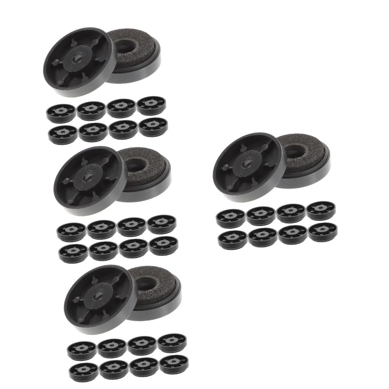 CIYODO 4sets HiFi Isolation Feet for Subwoofer Turntable Isolation Platform Speaker Pad Set 10pcs*4