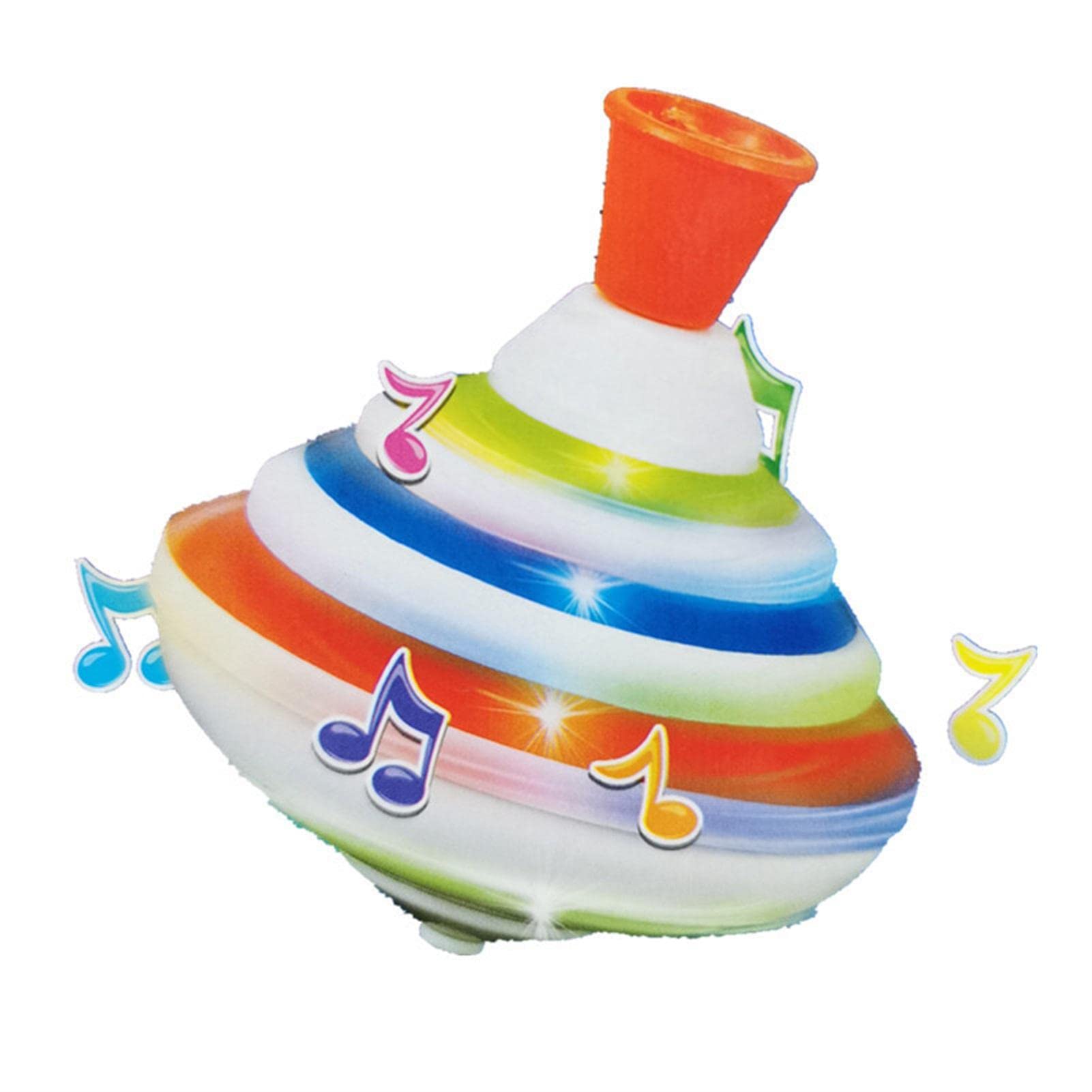 Toupie Lumineuse pour | Toupie à Pousser Le Bas avec LED et Musique | Cadeaux d'Jouet Filature lumière Main pour des Tout-Petits garçons Filles, Jouets LED toupie Rianpesn