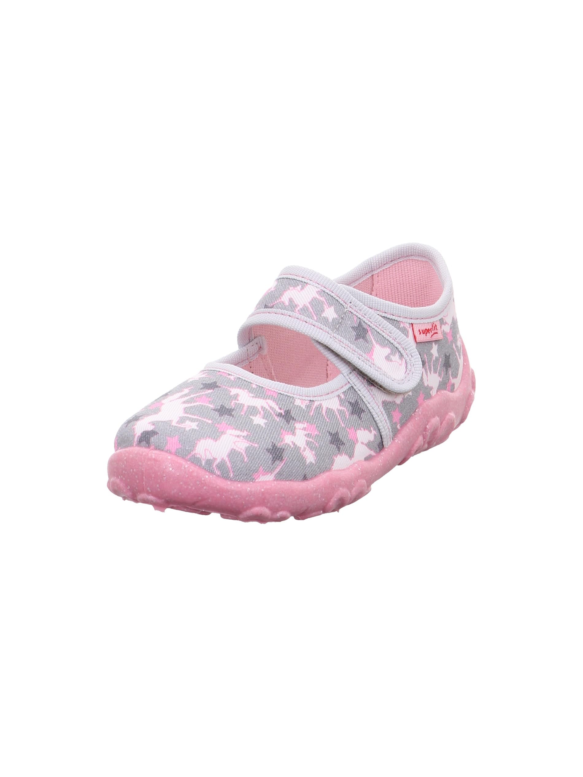 Superfit Bonny Slipper, Grey/Pink 2030, 3.5 UK