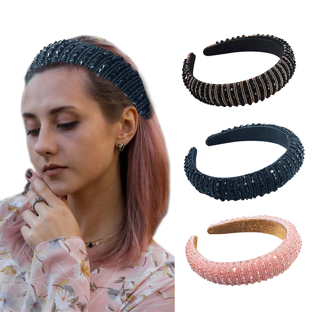 Damen Stirnband Mit Kristall-Strass – Elegantes Haarband Im Retro-Look Für Hochzeit & Party