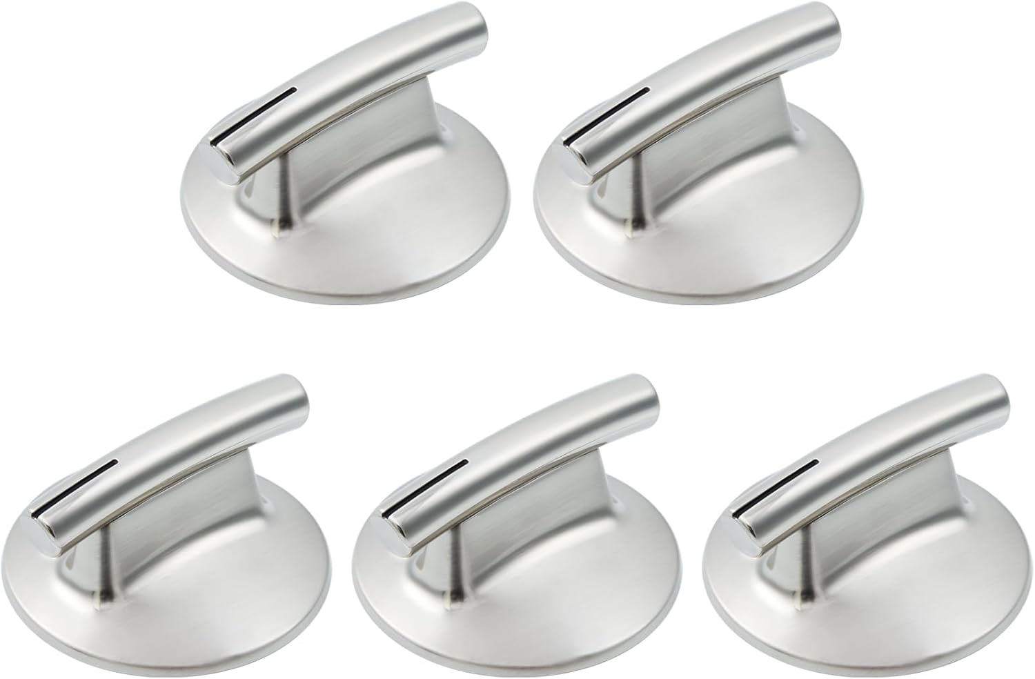 Upgraded WP7737P245-60 74007918 Stove Burner Knob Replacement Parts for Jennair Maytag Kitchenaid Electric Stove Knobs JEC8430ADB JEC8430ADS Jenn-air Downdraft Cooktop Knobs Range Oven Fan Knob 5Pcs