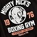 Popfunk Rocky Mighty Mick's Boxing Gym T-Shirt (Black, 2XL)