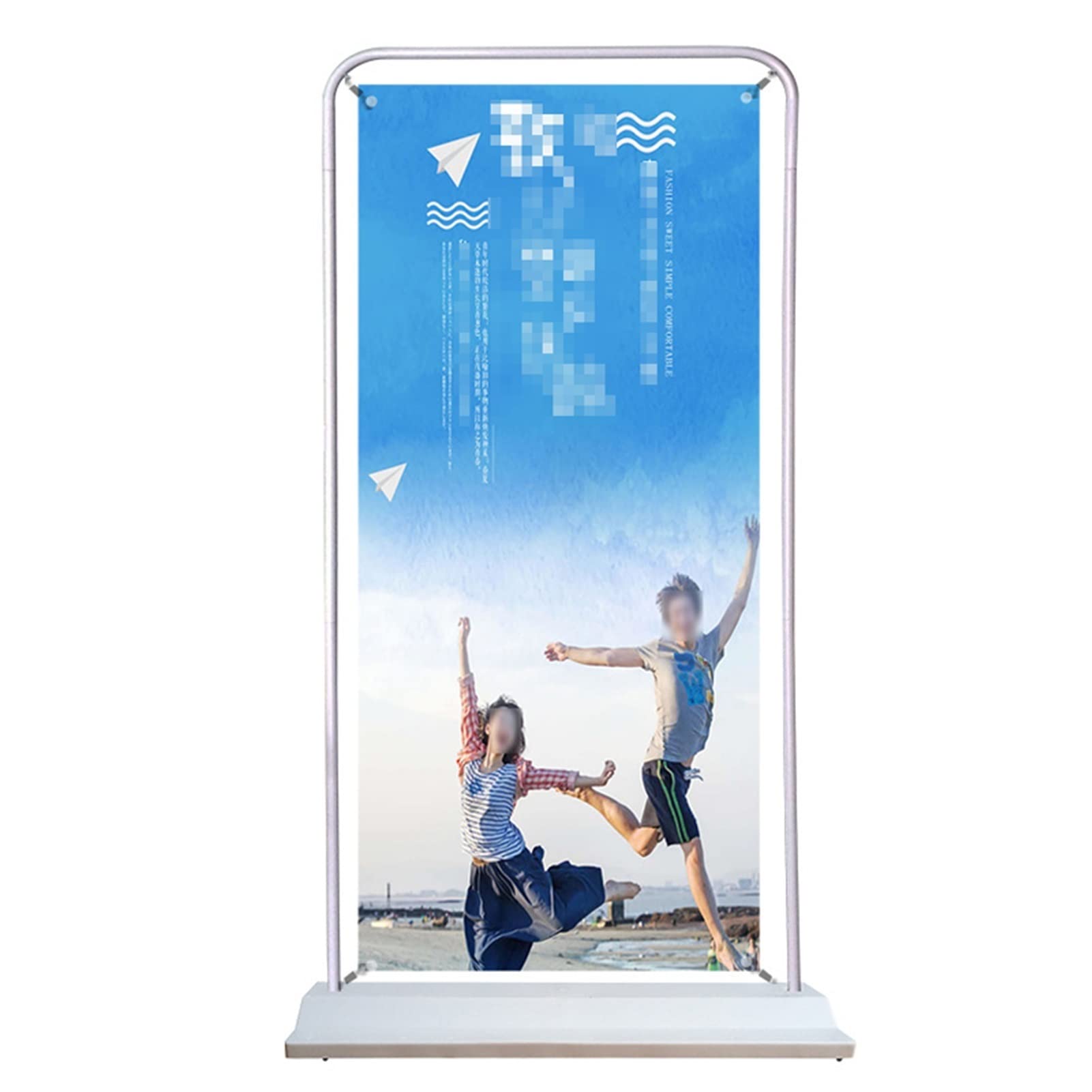 Porte-affiches de sol pour habiller l'entrée de votre restaurant ou magasin