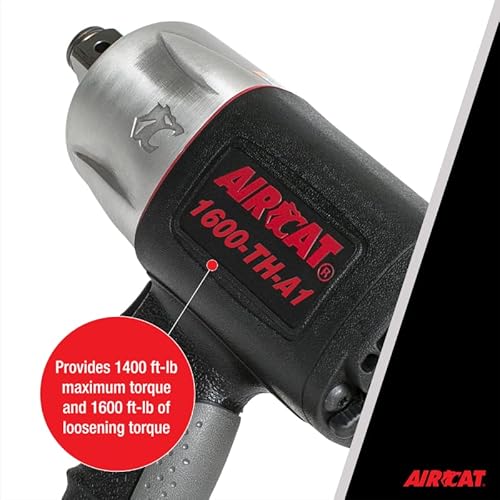 Aircat 1600-Th-A1: Composite Impact Wrench 1600 Ft-Lbs - 1-Inch #TOP3