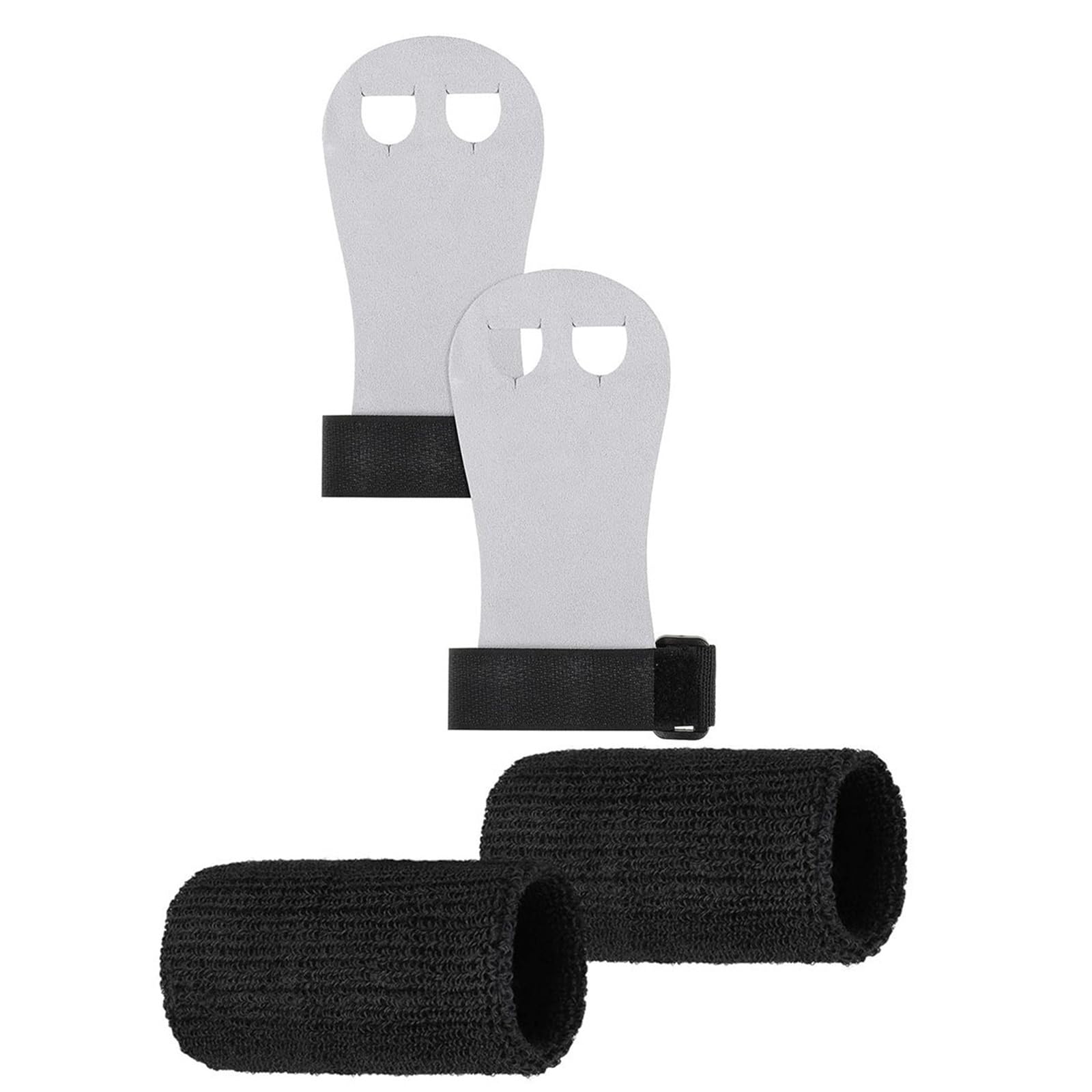 Clagone Children Gym Palms Protector Set Kids Gym Glove Wrist Band Gymnastic Hand Grips Wrist for Gym Protections