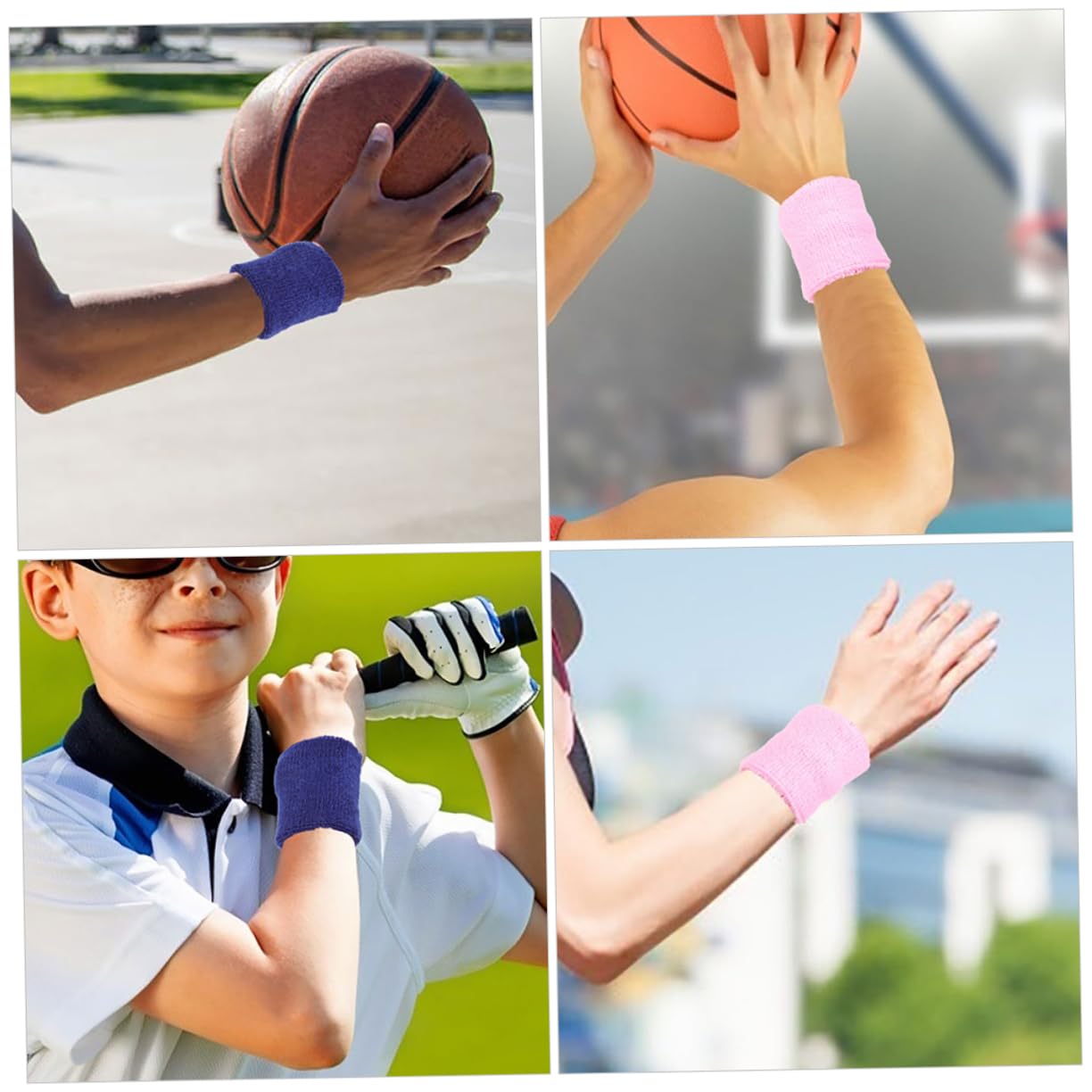 36 Pezzi Braccialetto Per Bambini Supporto Per Il Polso Sportivo Supporto Elastico Per Il Polso Fasce Per Il Sudore Da Polso Fasce Per Il Polso Da Tennis Fasce Per Il Polso Fascia