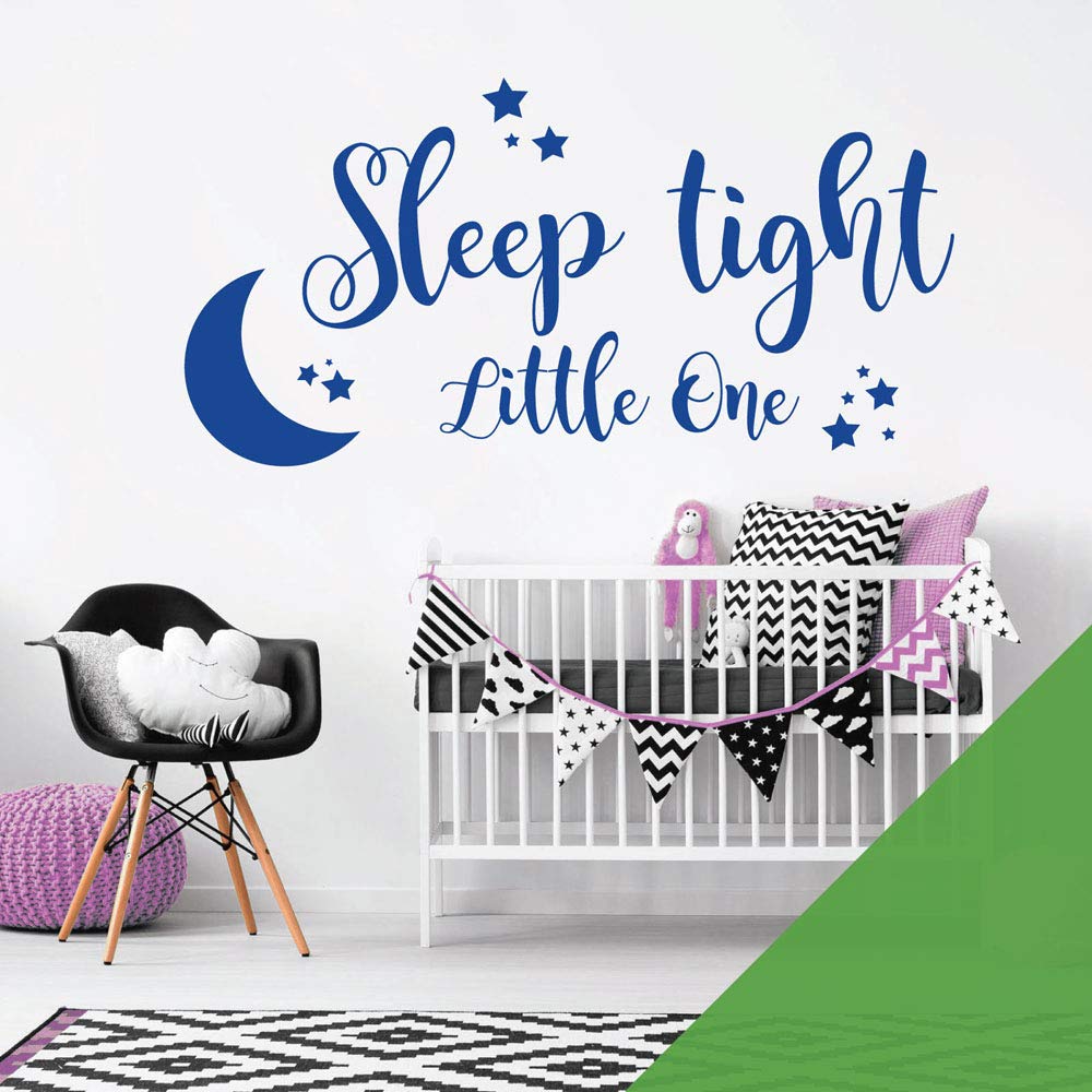 Sleep Tight Little One - Baby Nursery Wall Art Sticker [Medium] [Grass]