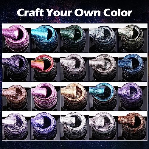 Clara Colors Cat Eye Gel Nail Polish Set, 20 Colors miniatura 2