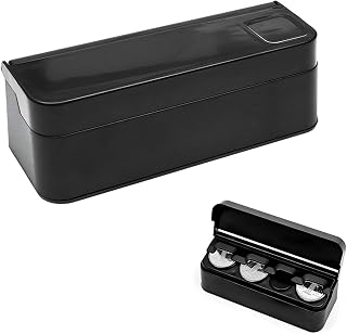 Coin Holder for Car, Portable Mini Change Storage Box, Universal Storage Coin Money Dispenser, Vehicle Interior Coin Organizer Accessories for Most Cars and Trucks